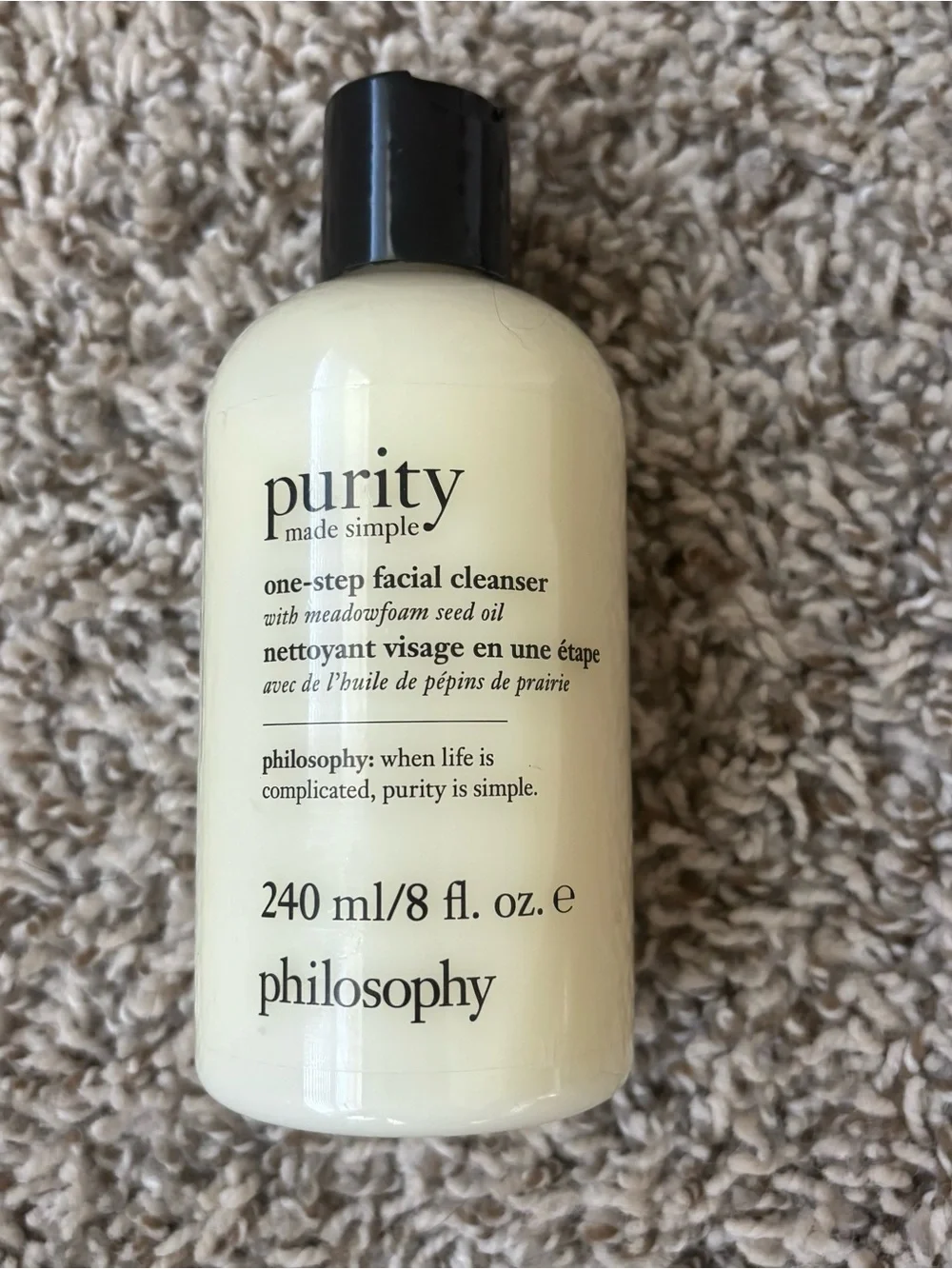Philosophy Purity One-Step Facial Cleanser - Cream & Black